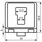 Winkel 40x40, Nut 10