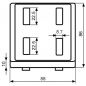 Winkel 90x90, Nut 10