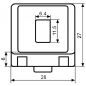 Winkel 30x30, Nut 8